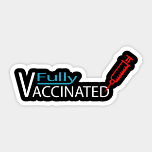 fully vaccinated pro vaccine covid corona virus Sticker